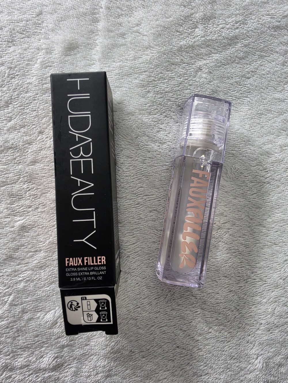 Huda Beauty Faux Filler Lip Gloss Glassy 0.13 fl oz